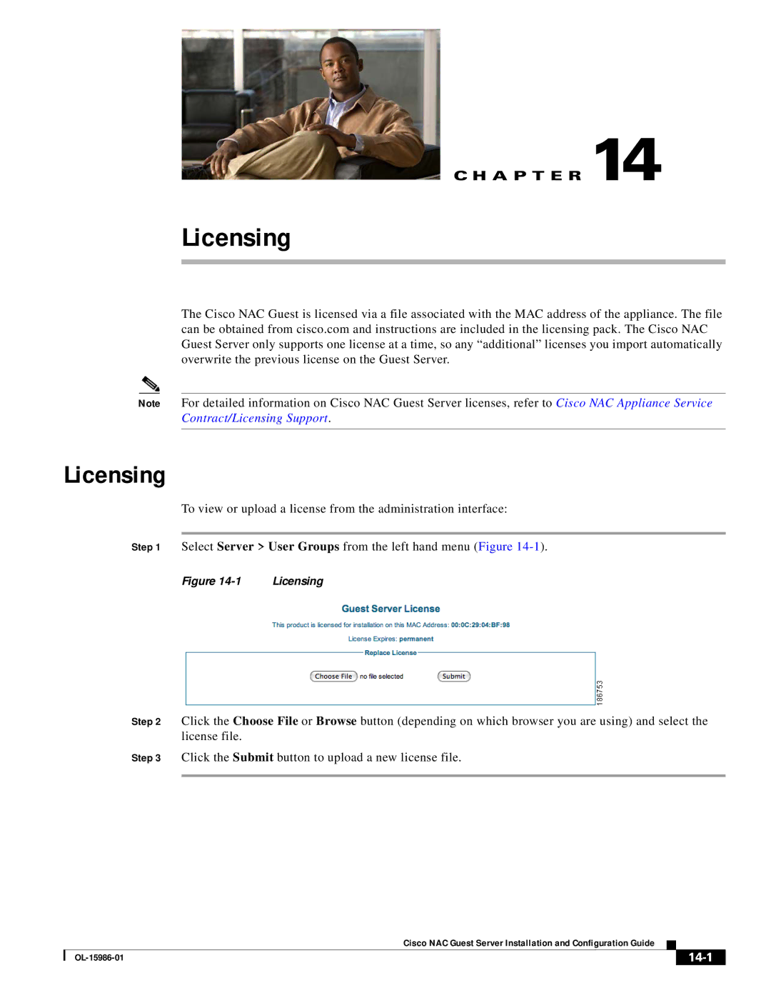 Cisco Systems OL-15986-01 manual Licensing, 14-1 