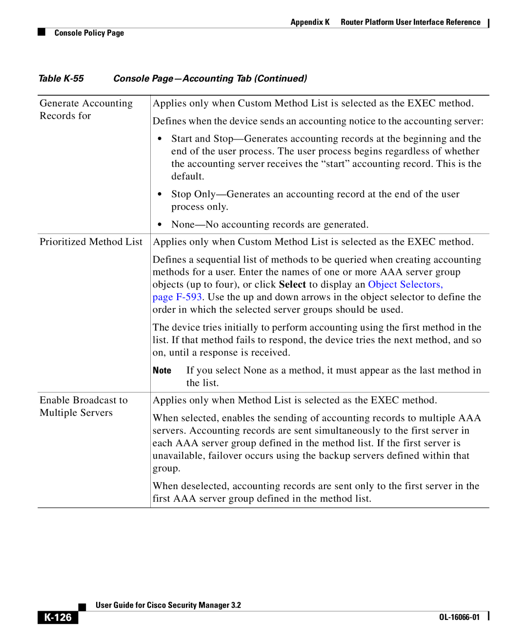 Cisco Systems OL-16066-01 appendix 126 