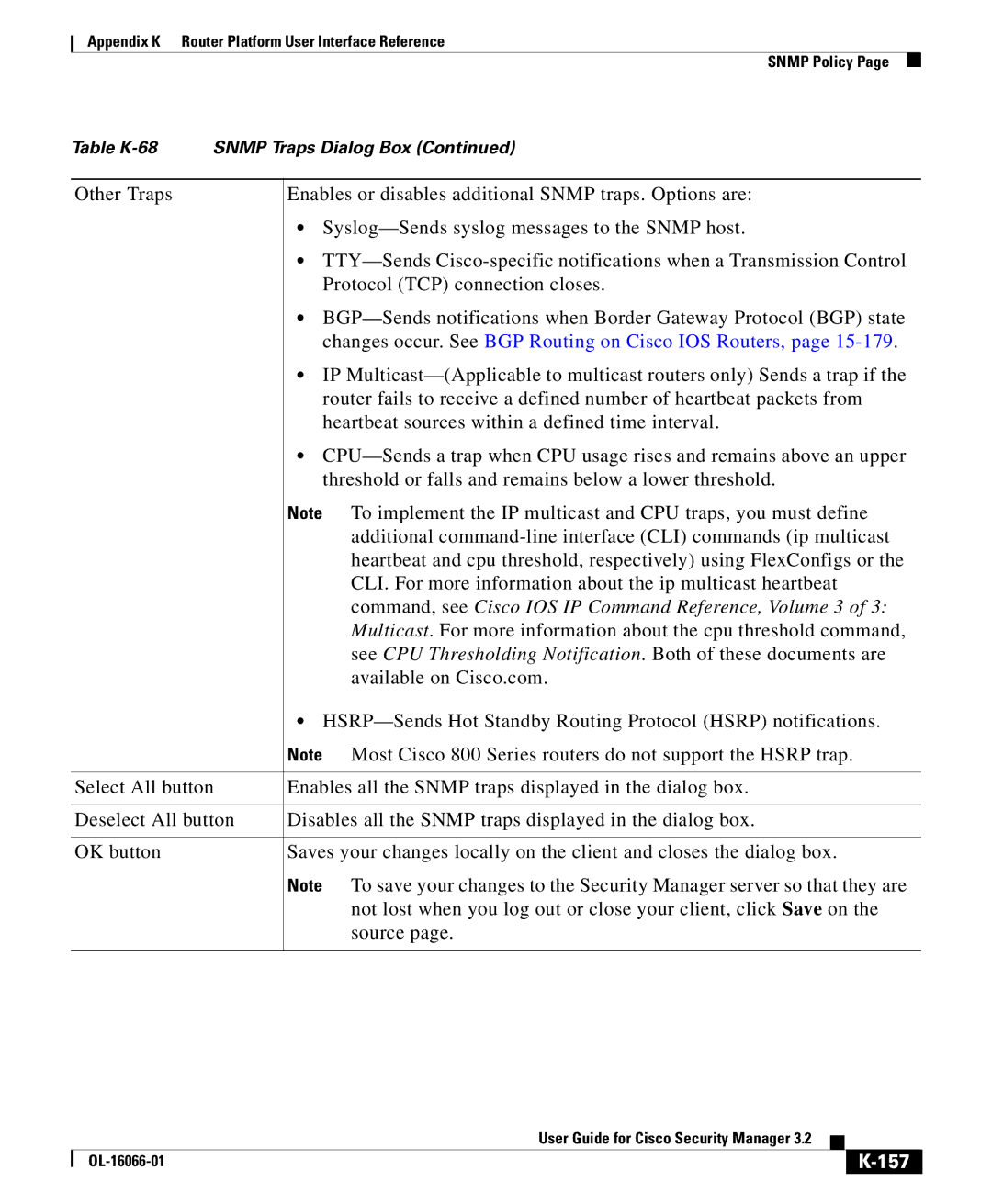 Cisco Systems OL-16066-01 appendix 157 