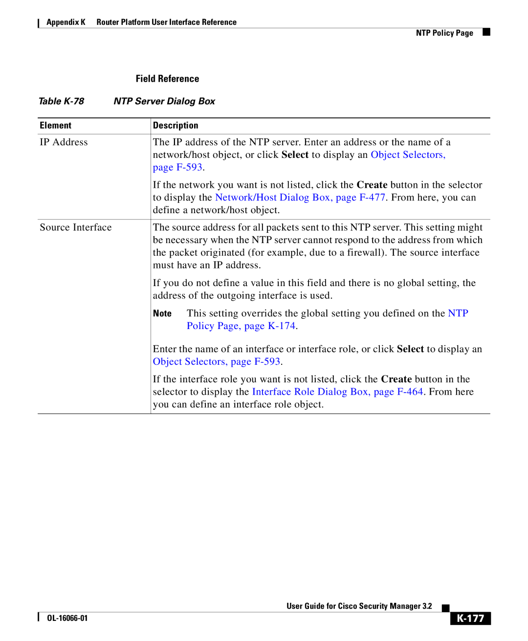 Cisco Systems OL-16066-01 appendix Policy Page, page K-174, 177 