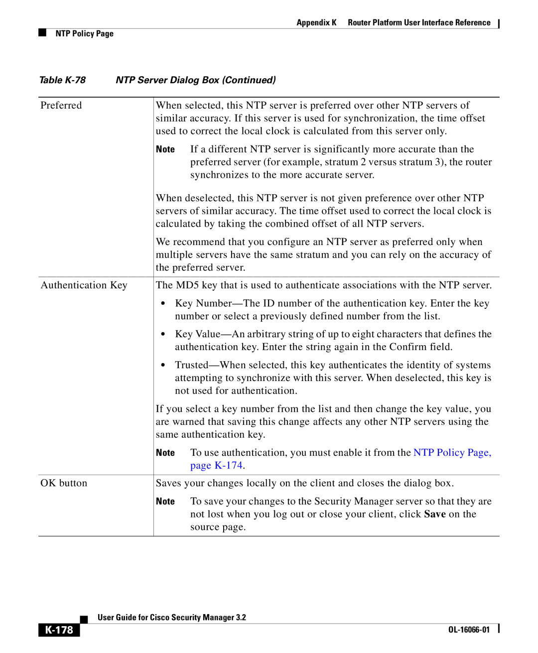 Cisco Systems OL-16066-01 appendix K-174, 178 