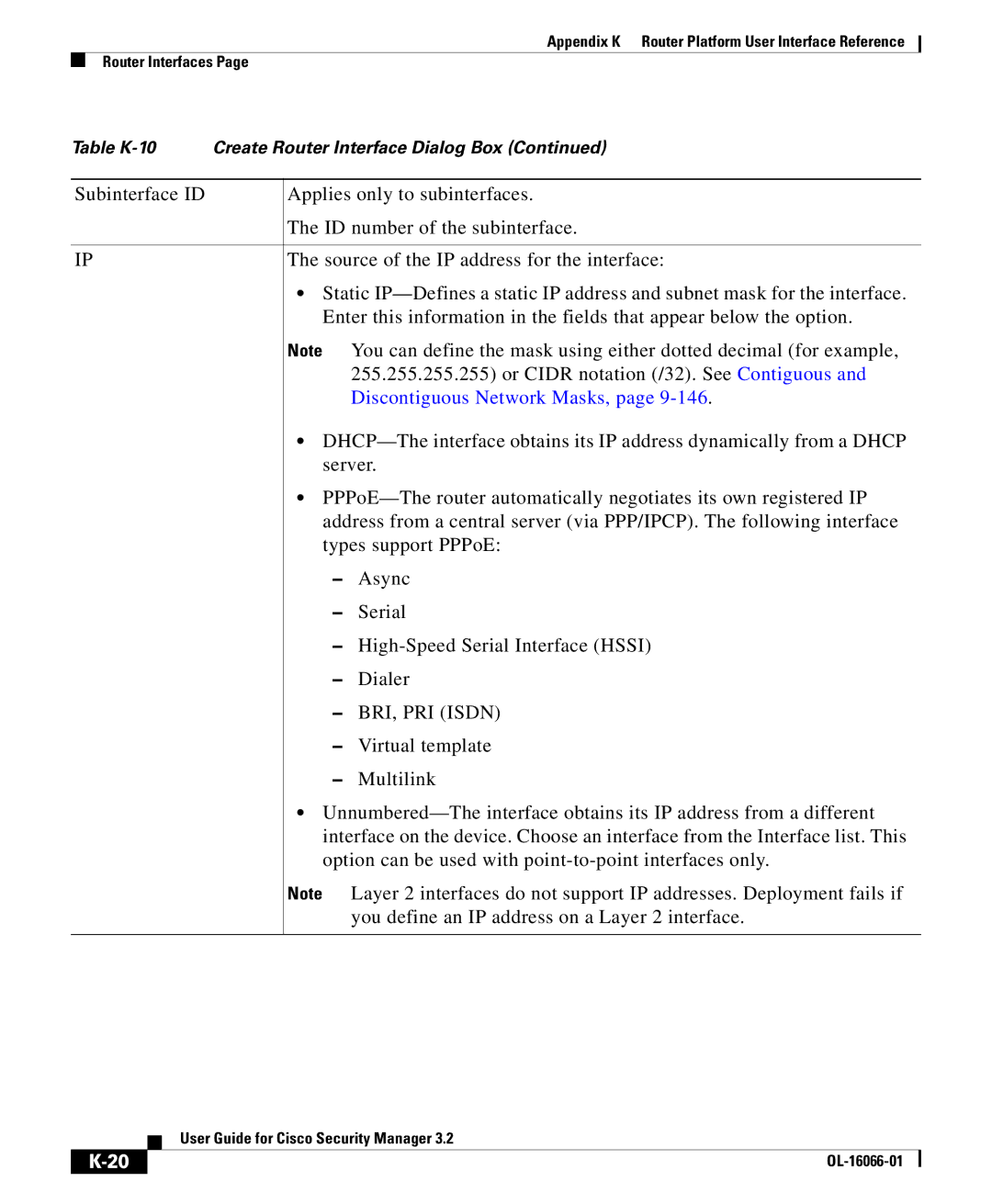 Cisco Systems OL-16066-01 appendix Discontiguous Network Masks, BRI, PRI Isdn 