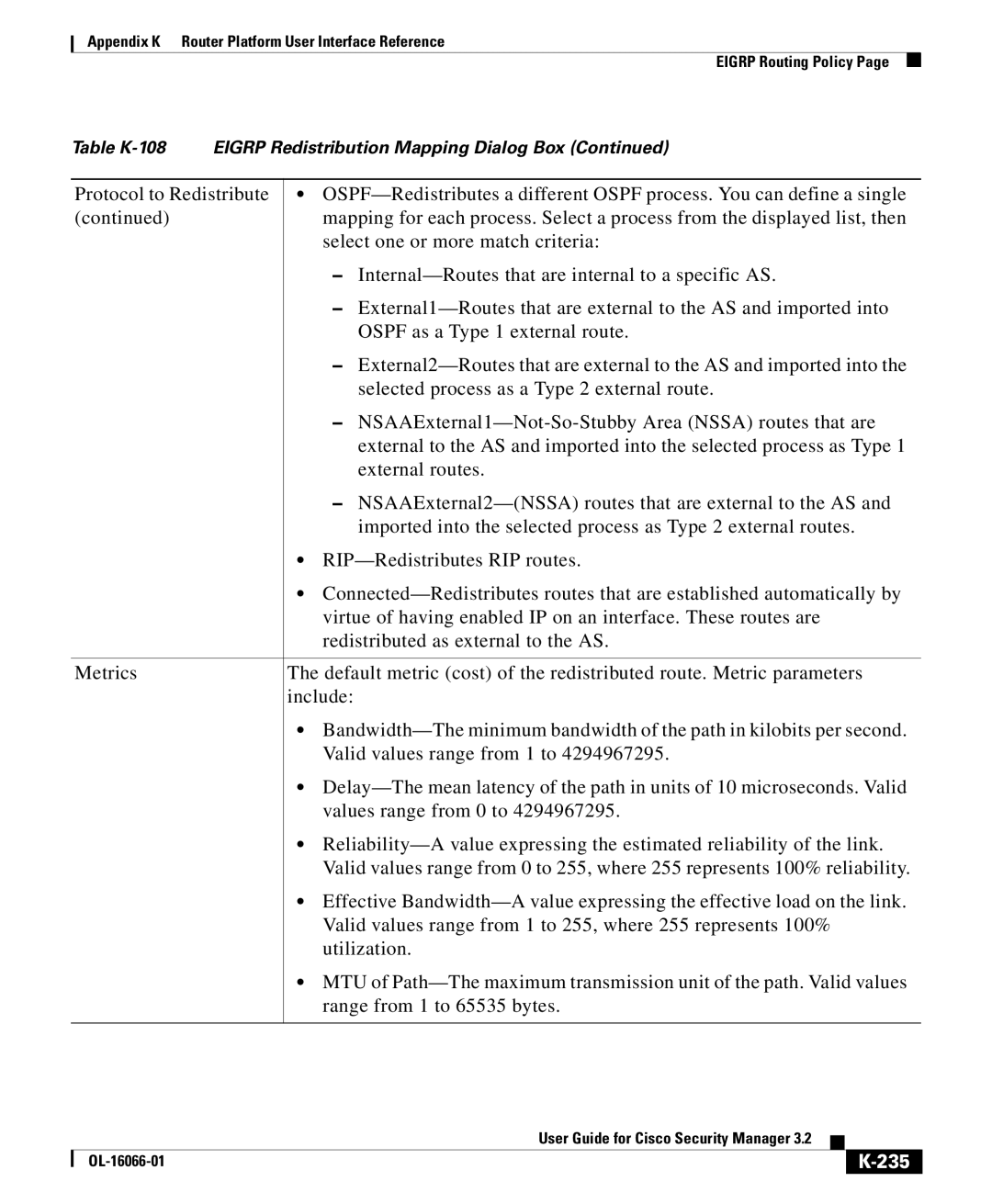 Cisco Systems OL-16066-01 appendix 235 