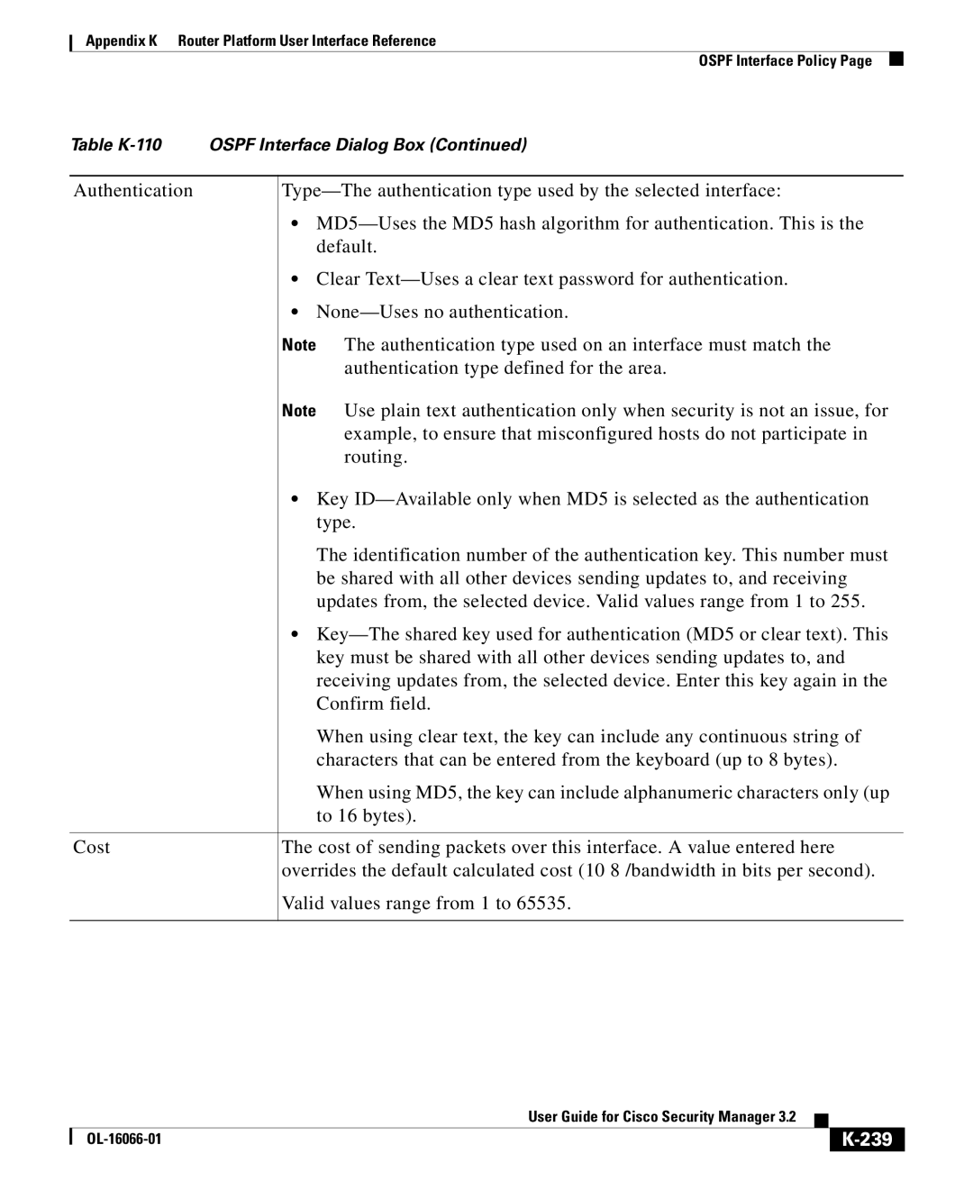 Cisco Systems OL-16066-01 appendix 239 