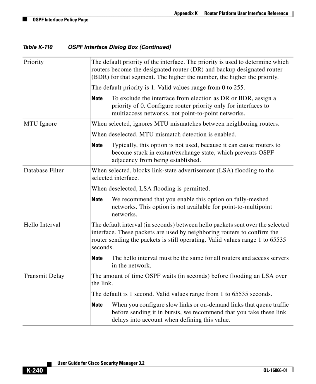 Cisco Systems OL-16066-01 appendix 240 