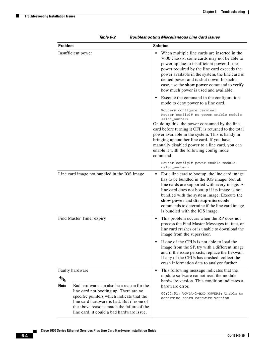 Cisco Systems OL-16146-10 manual Show power and dir sup-microcode 