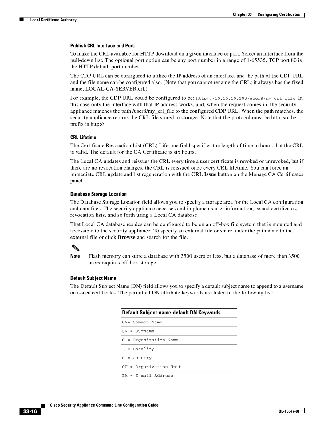 Cisco Systems OL-16647-01 manual 33-16 