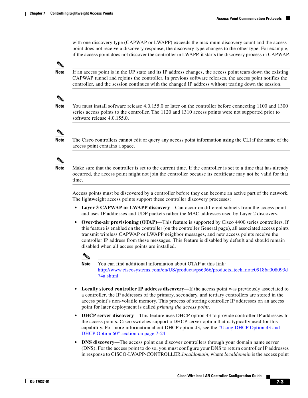 Cisco Systems OL-17037-01 manual 