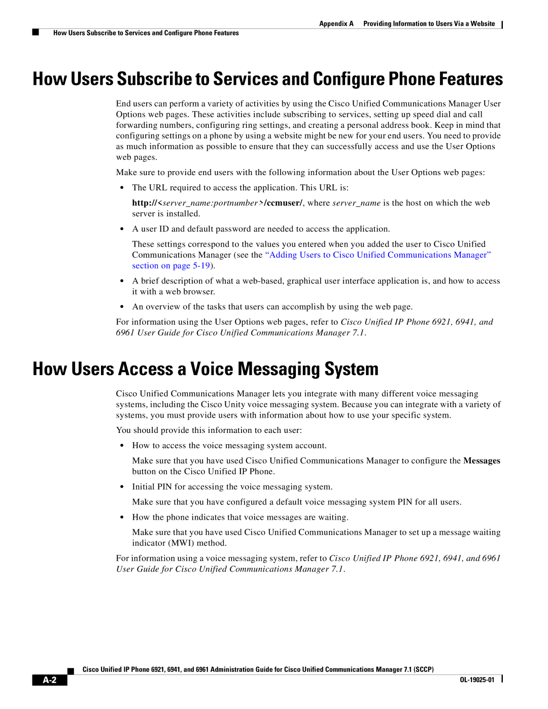 Cisco Systems OL-19025-01 manual How Users Access a Voice Messaging System 