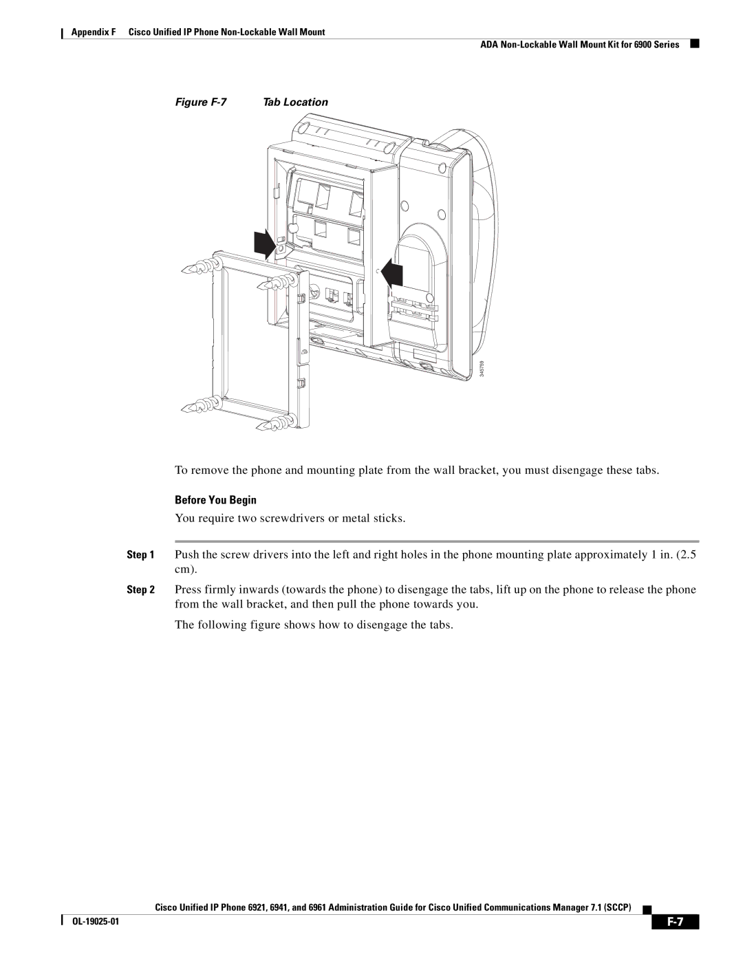 Cisco Systems OL-19025-01 manual Before You Begin, Figure F-7 