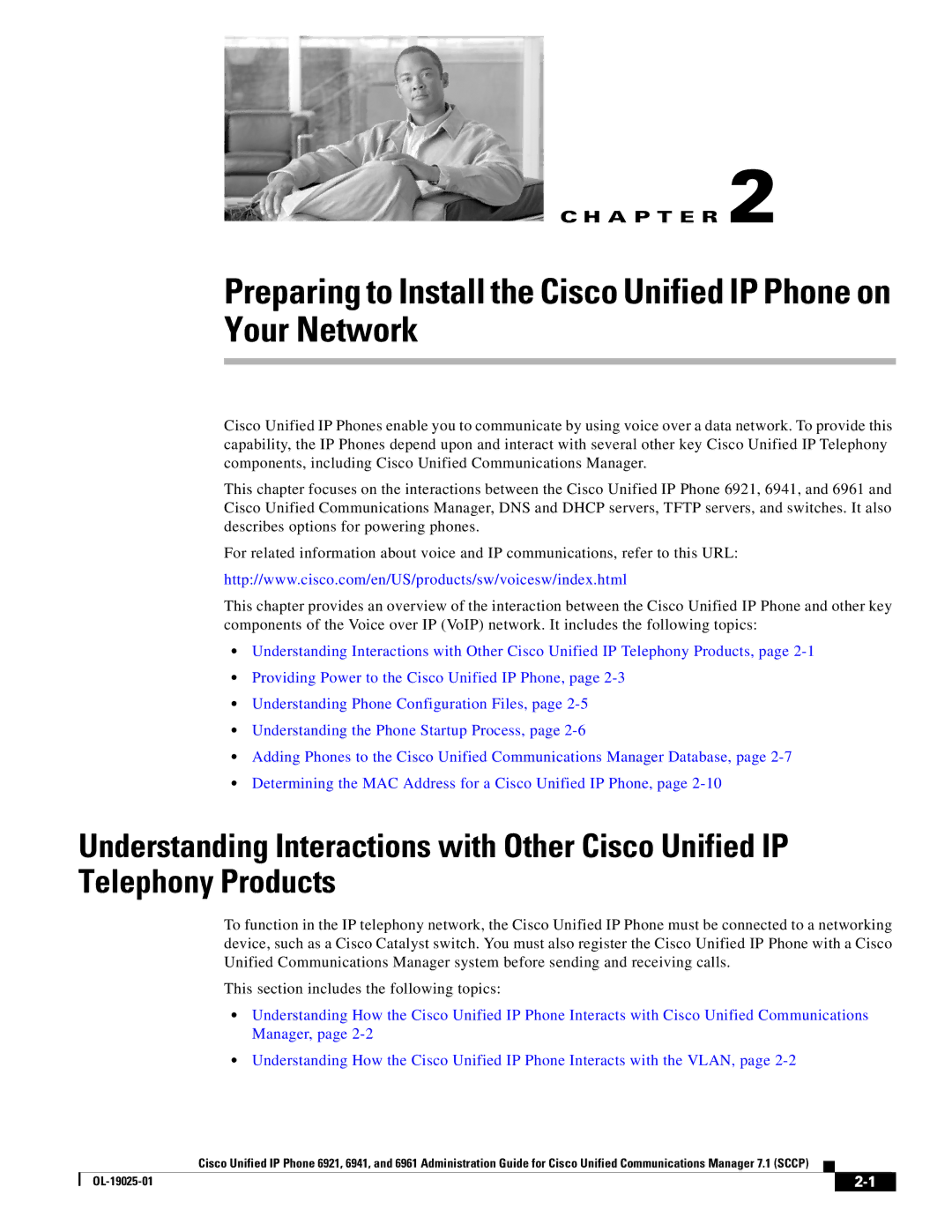 Cisco Systems OL-19025-01 manual A P T E R 