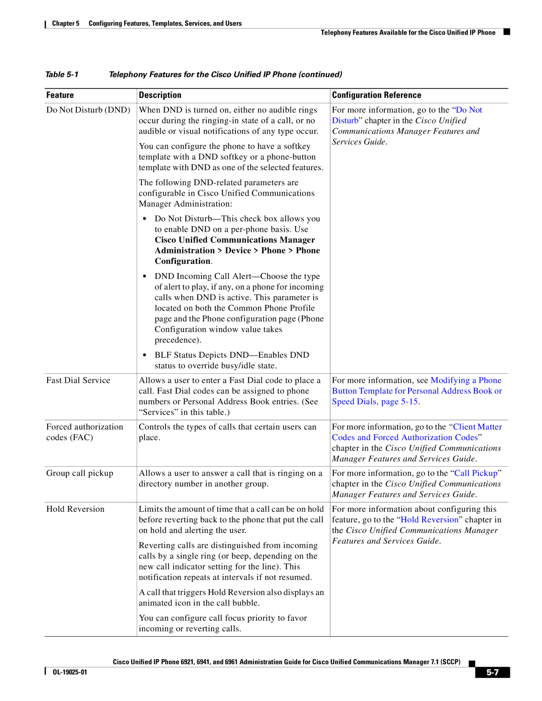 Cisco Systems OL-19025-01 manual Button Template for Personal Address Book or, Speed Dials, Features and Services Guide 