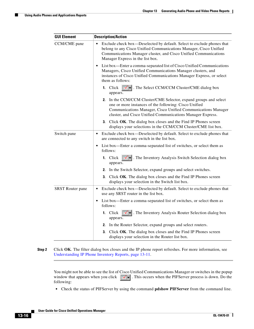 Cisco Systems OL-19470-01 manual 13-16 