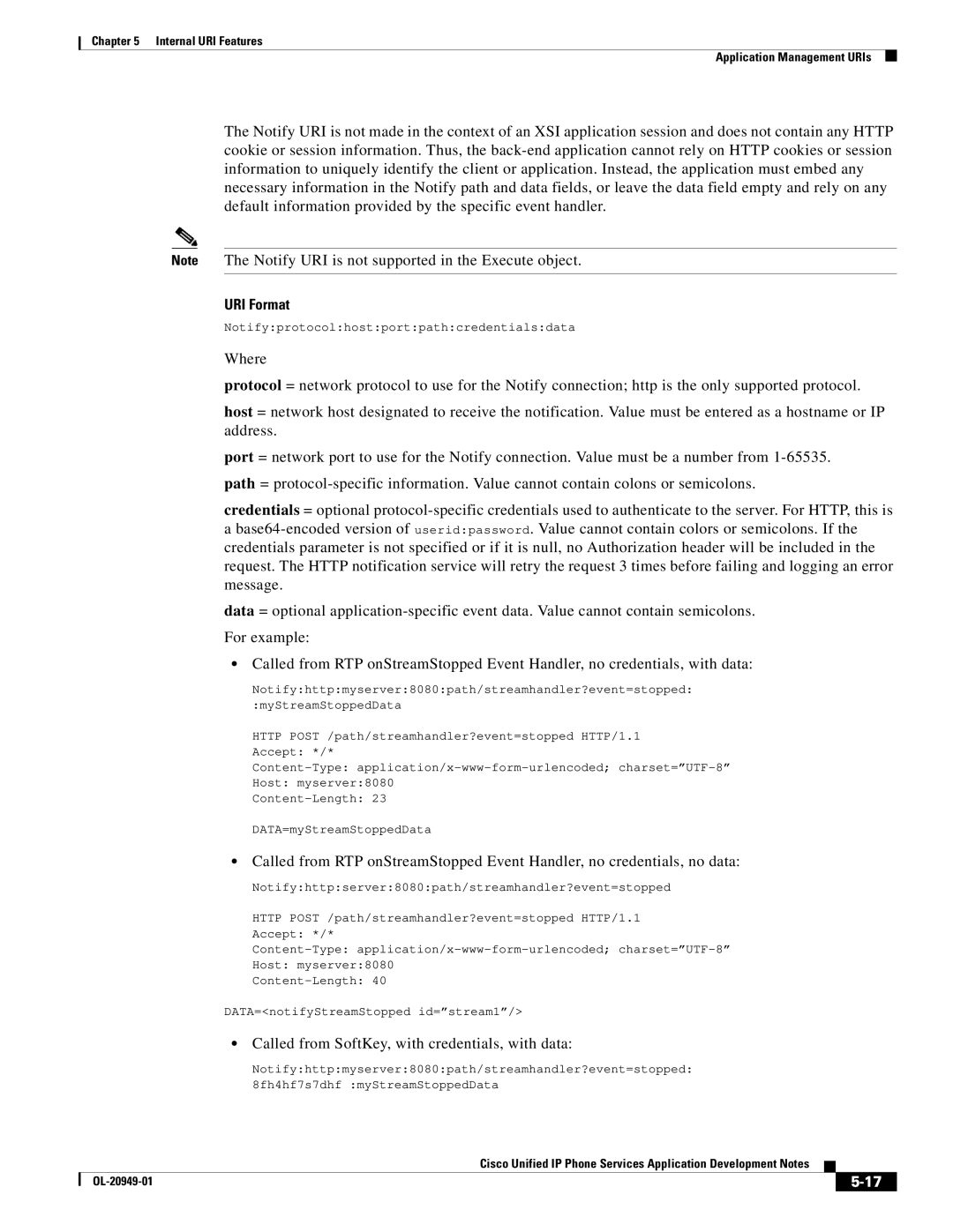 Cisco Systems OL-20949-01 manual Called from SoftKey, with credentials, with data 