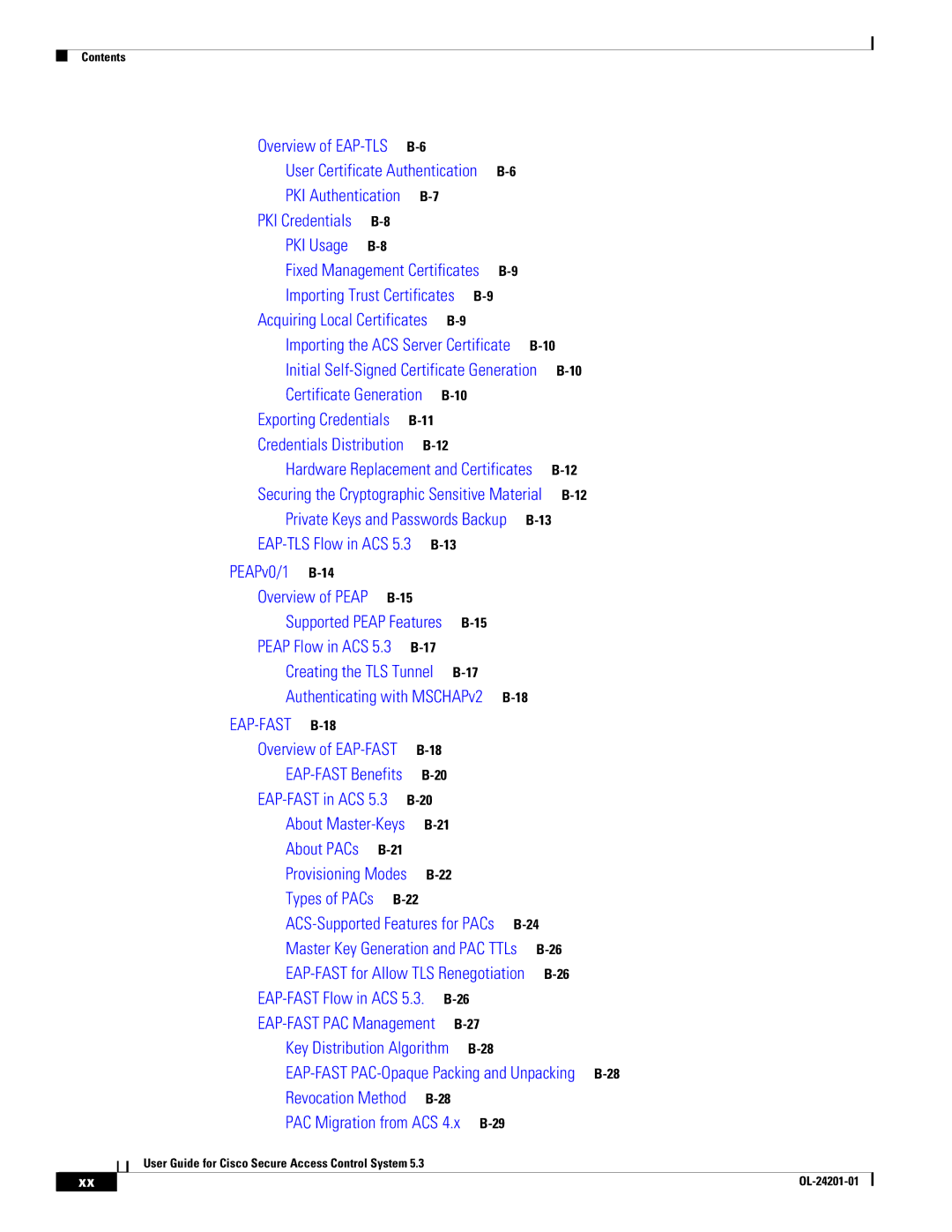 Cisco Systems OL-24201-01 manual PKI Usage 