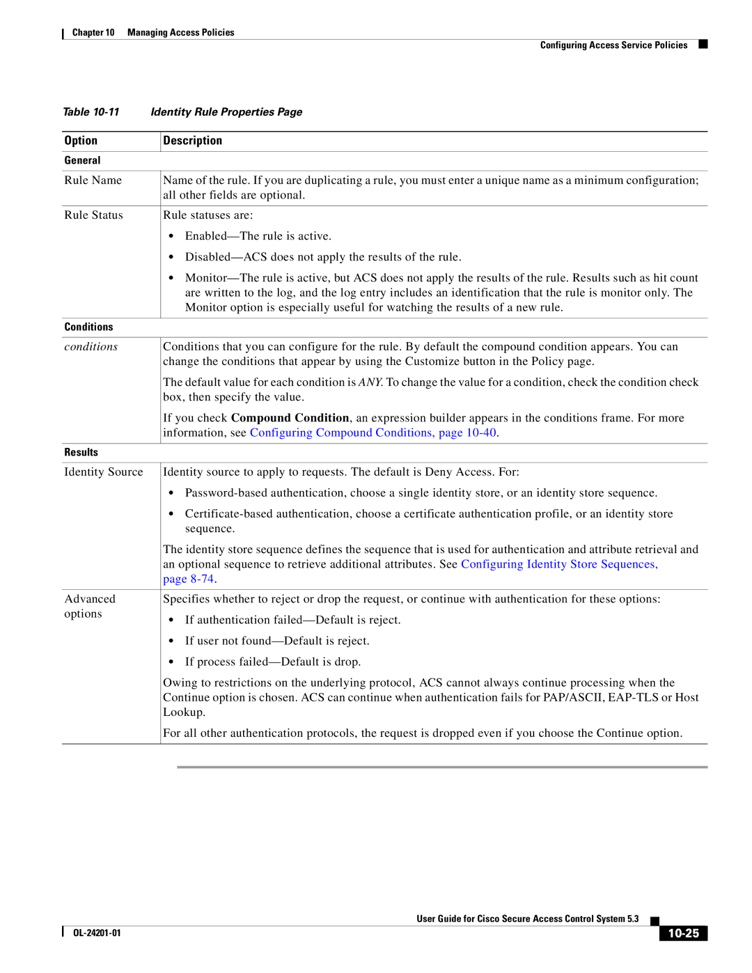 Cisco Systems OL-24201-01 manual 10-25 