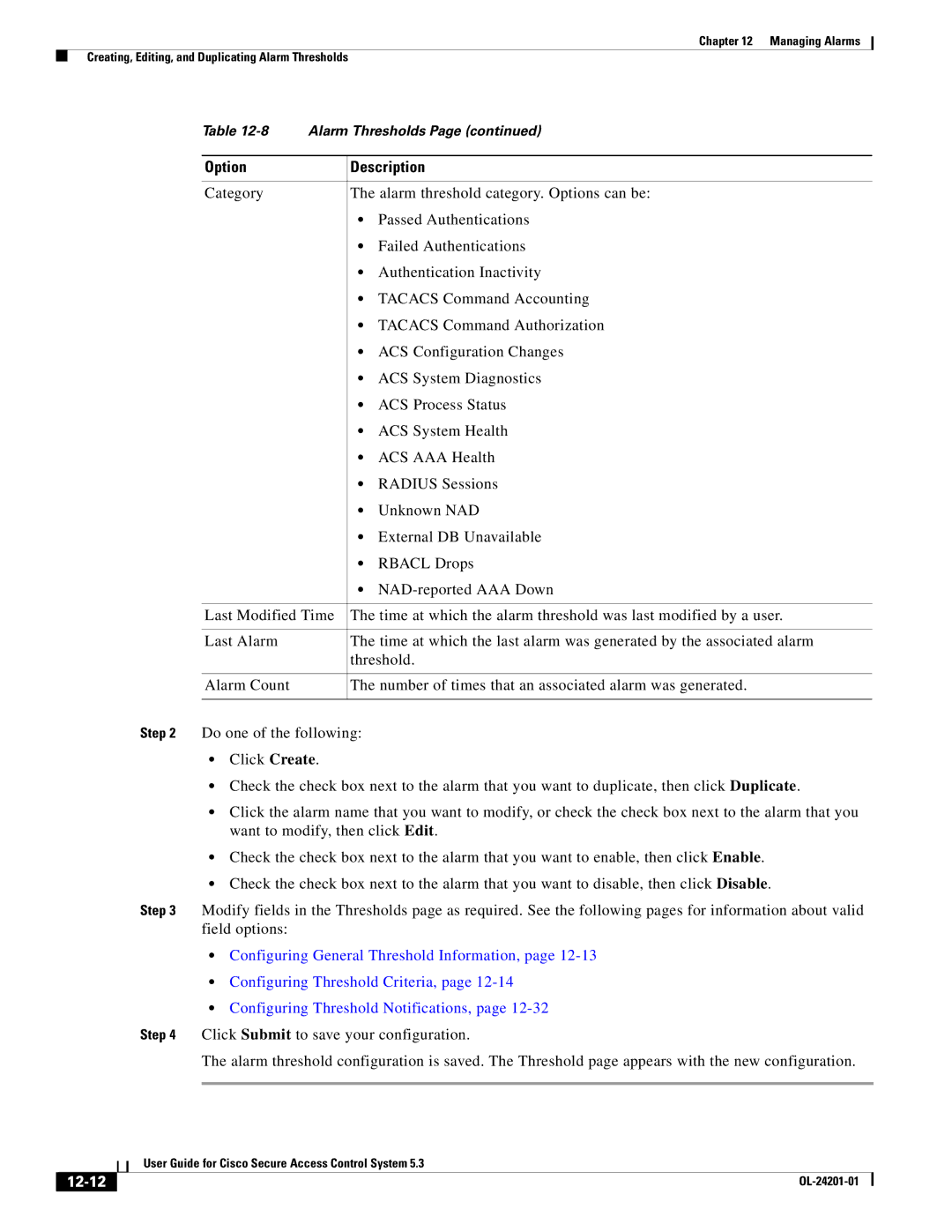 Cisco Systems OL-24201-01 manual 12-12 