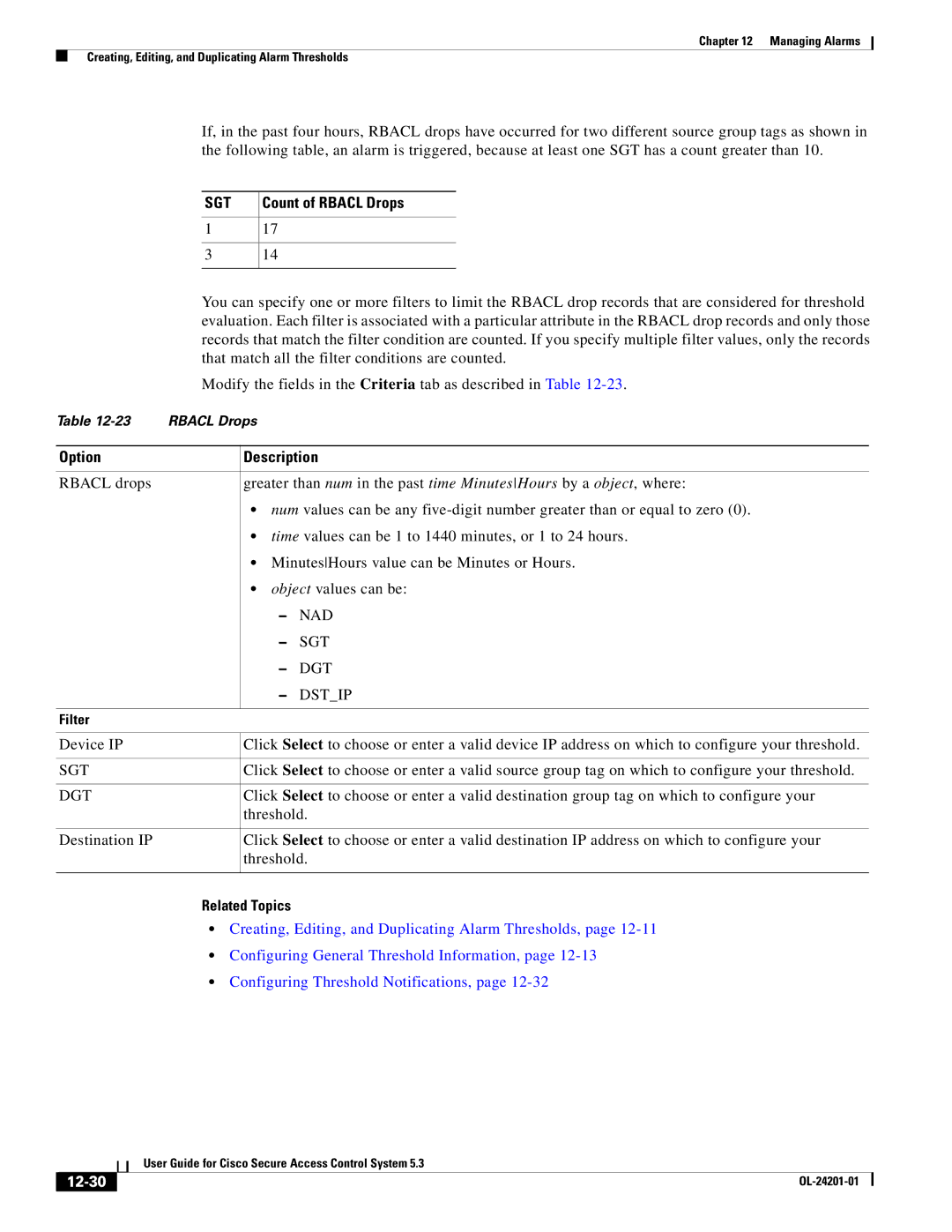 Cisco Systems OL-24201-01 manual Nad, Dgt, Dstip, 12-30 