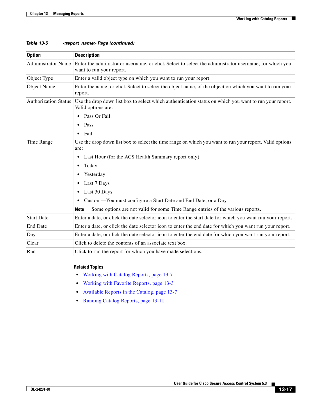 Cisco Systems OL-24201-01 manual 13-17 