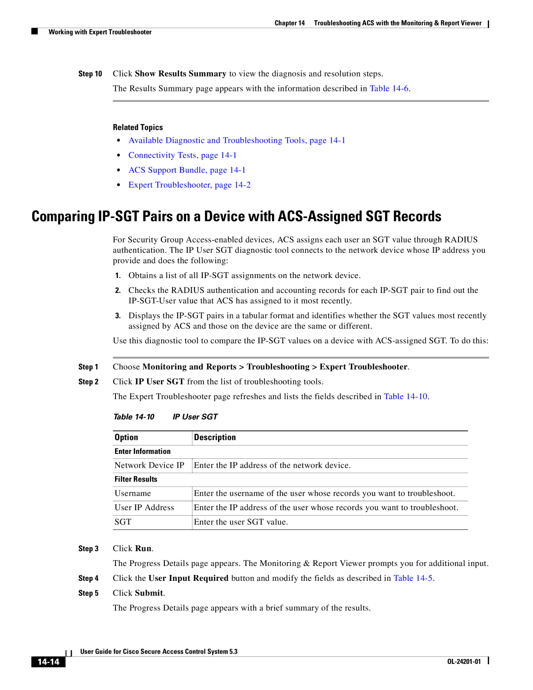 Cisco Systems OL-24201-01 manual Sgt, 14-14 