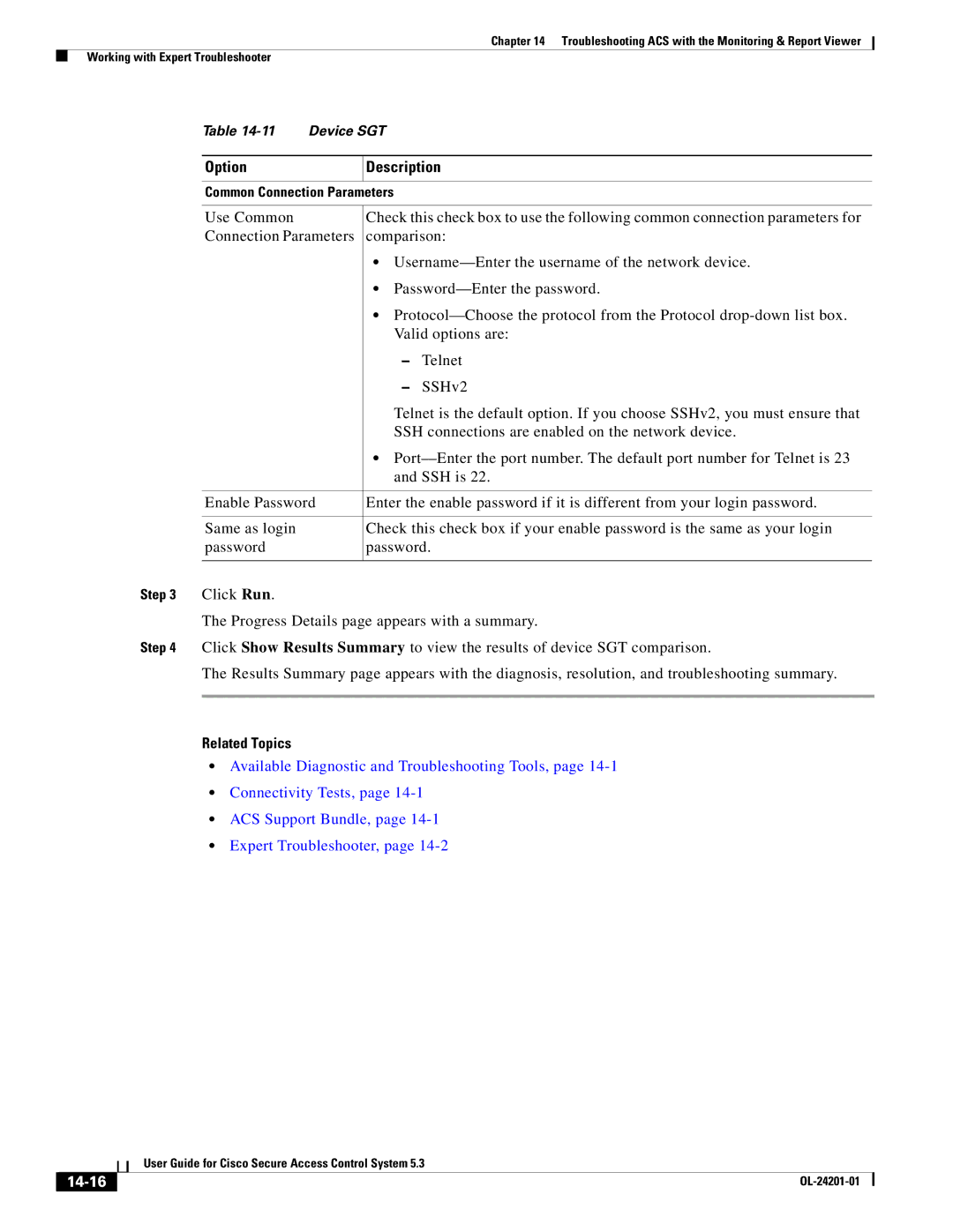 Cisco Systems OL-24201-01 manual 14-16 