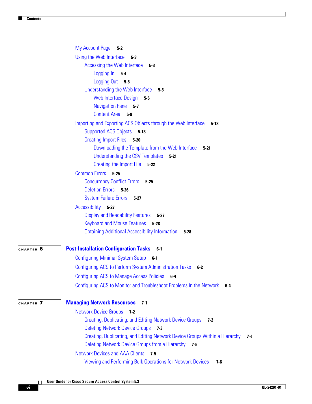 Cisco Systems OL-24201-01 manual My Account 