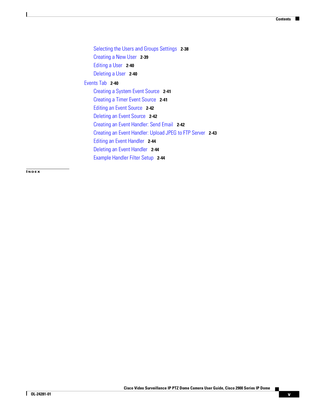 Cisco Systems 2900, OL-24281-01 manual Creating a New User 