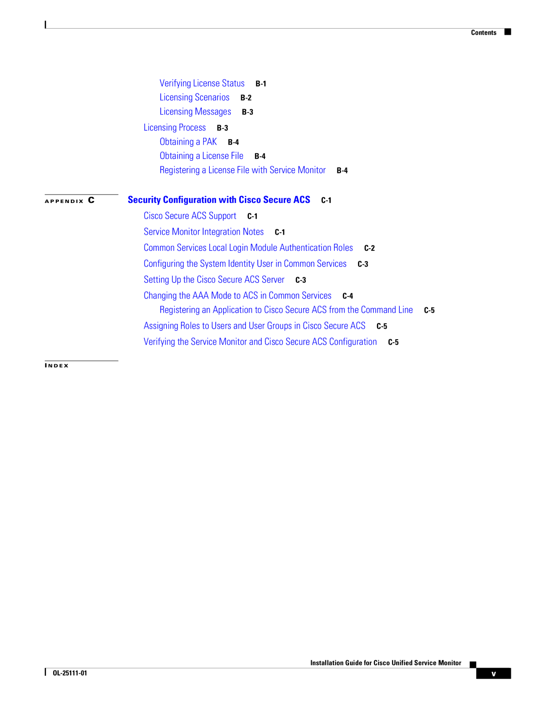 Cisco Systems OL-25111-01 manual Licensing Process B-3 