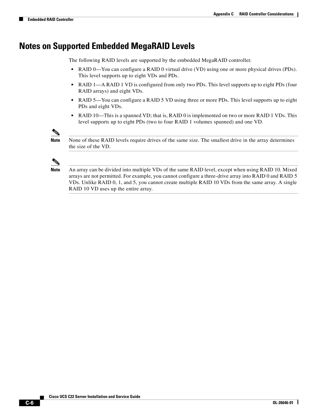 Cisco Systems OL-26646-01 manual Cisco UCS C22 Server Installation and Service Guide 