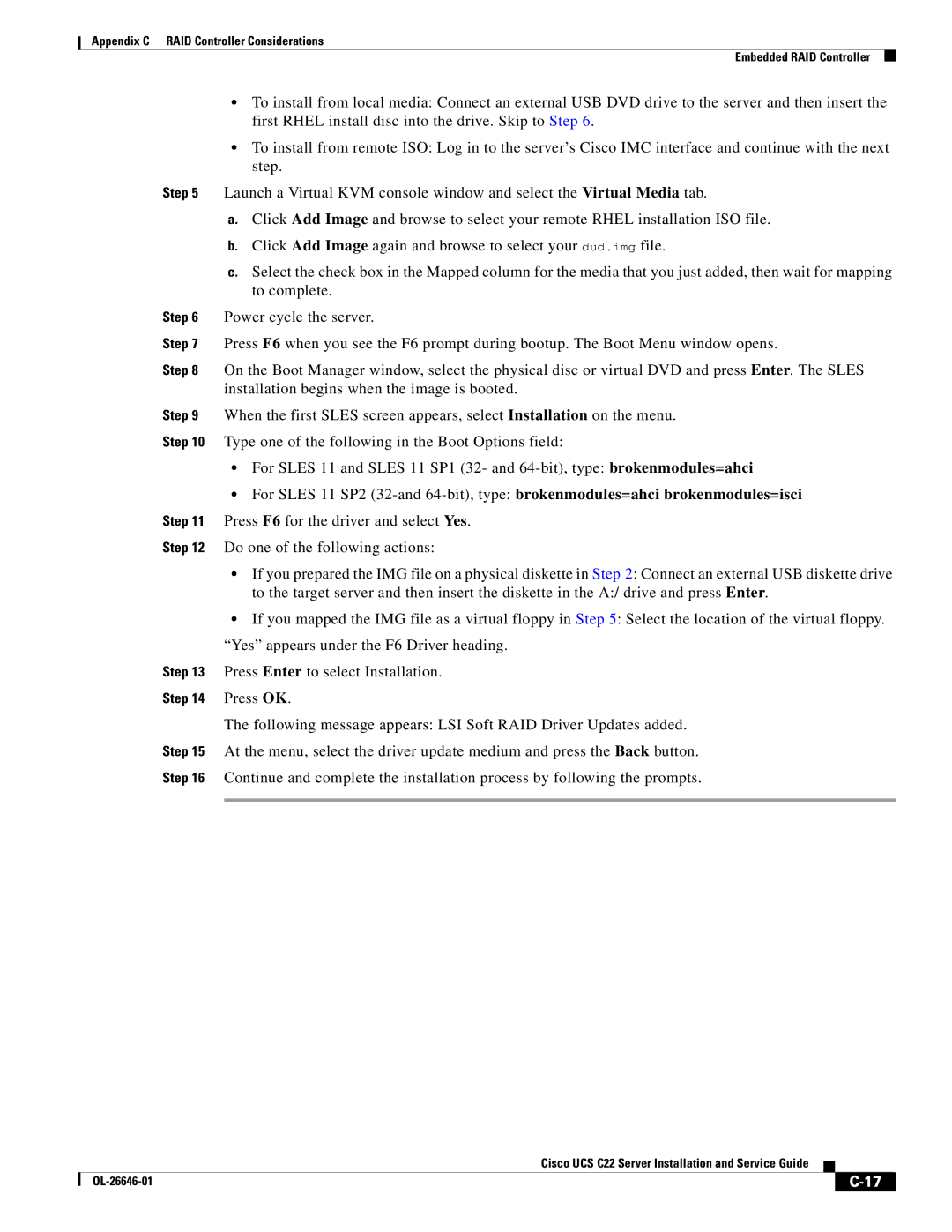 Cisco Systems OL-26646-01 manual Press OK 