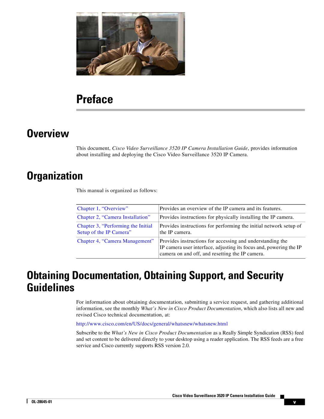 Cisco Systems OL-28645-01 manual Overview, Organization 