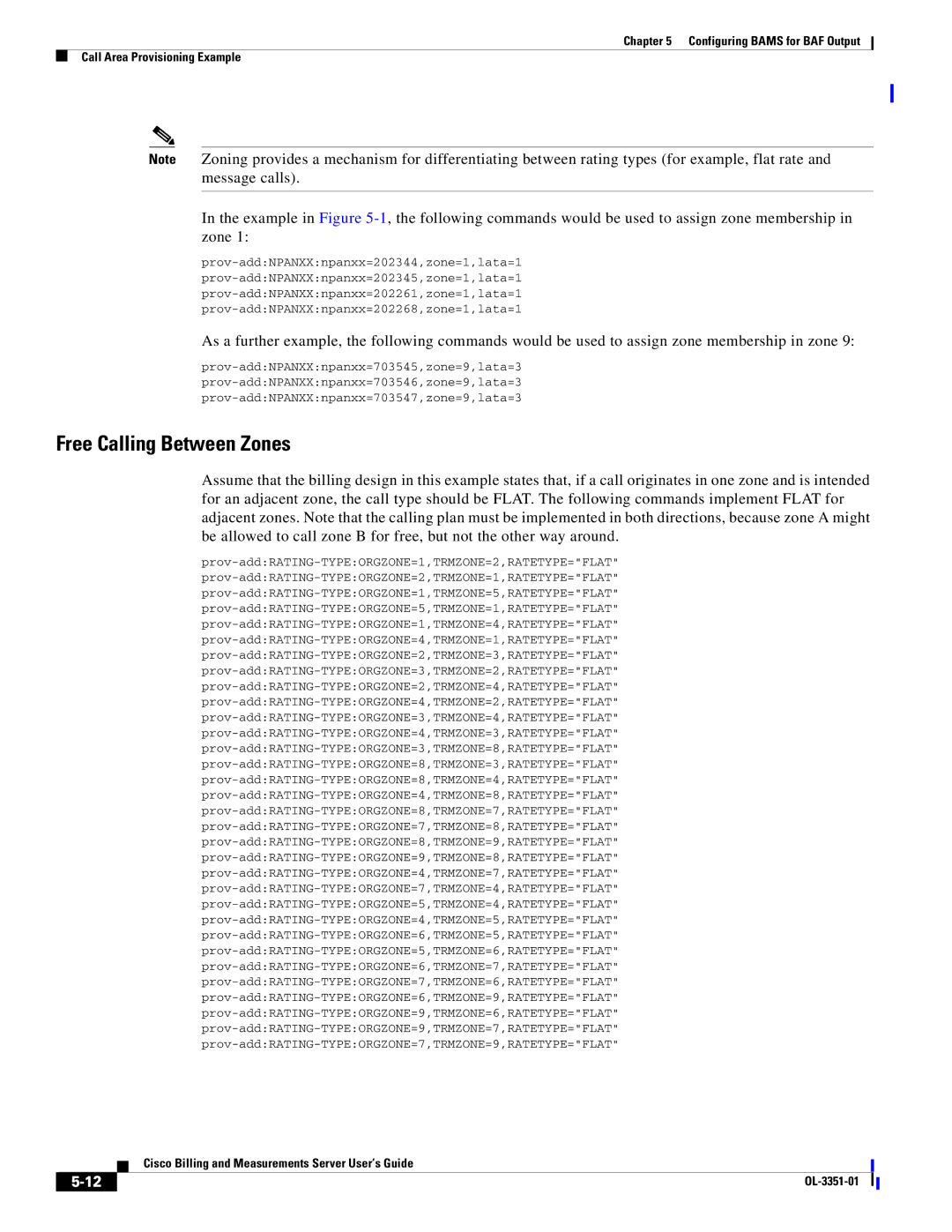 Cisco Systems OL-3351-01 manual Free Calling Between Zones 