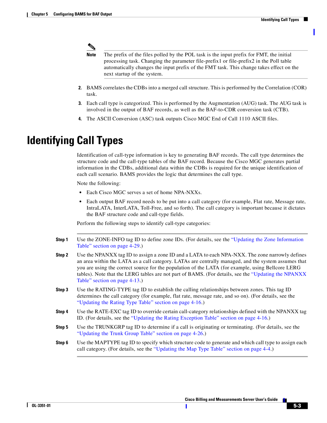 Cisco Systems OL-3351-01 manual Identifying Call Types 