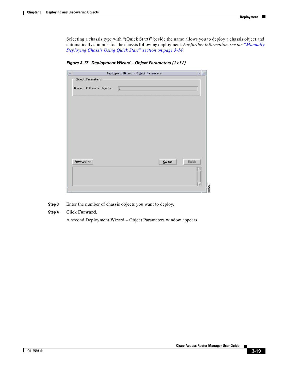 Cisco Systems OL-3597-01 manual Deployment Wizard Object Parameters 1 