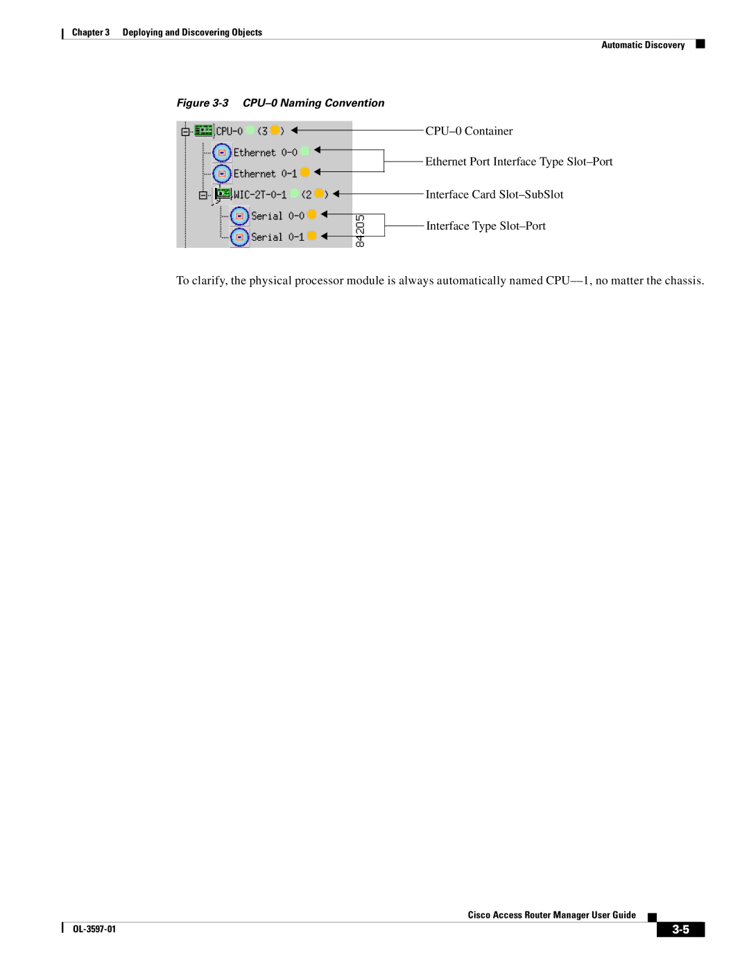 Cisco Systems OL-3597-01 manual CPU-0 Naming Convention 