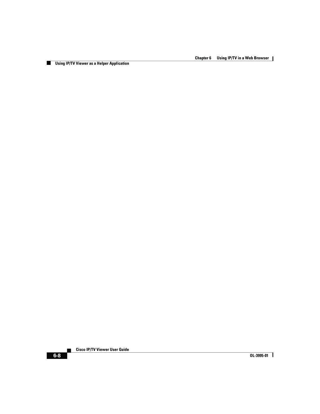 Cisco Systems OL-3995-01 manual 