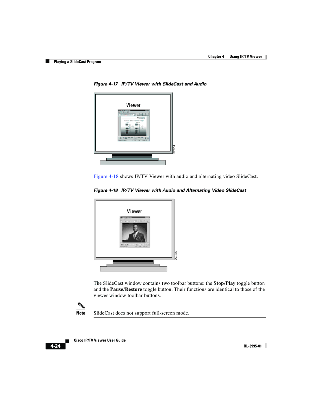 Cisco Systems OL-3995-01 manual 17 IP/TV Viewer with SlideCast and Audio 