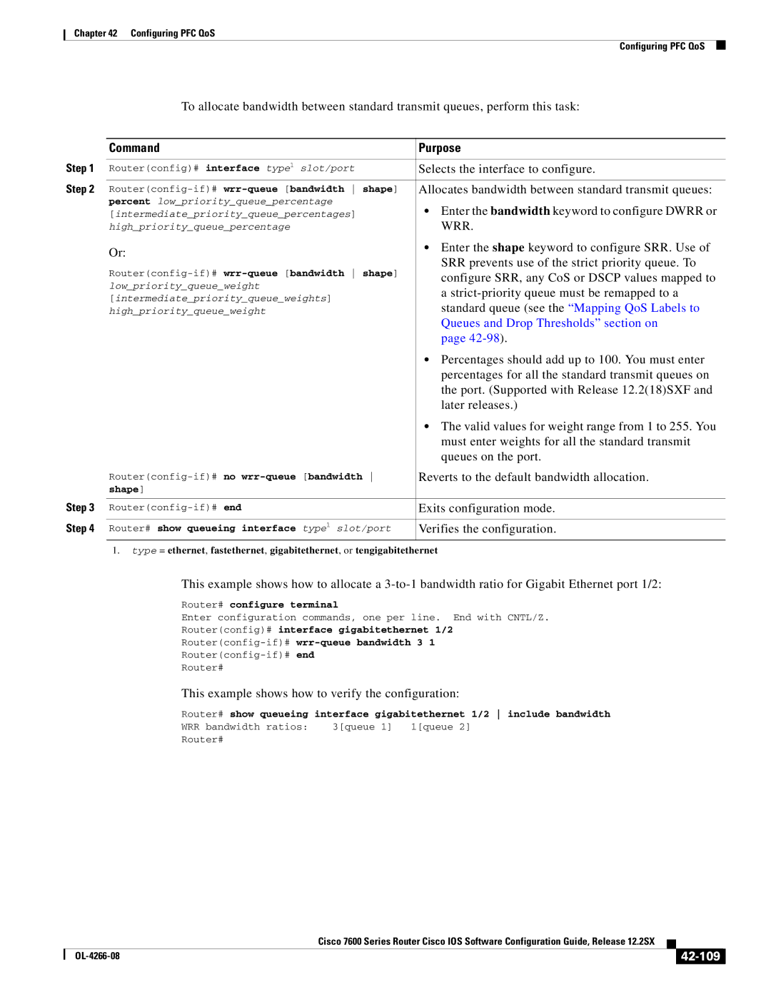 Cisco Systems OL-4266-08 manual 42-109 