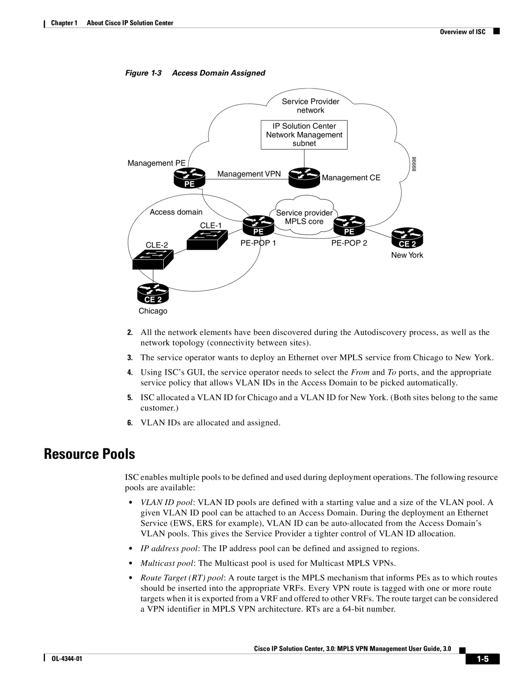 Cisco Systems OL-4344-01 manual Resource Pools, Access Domain Assigned 