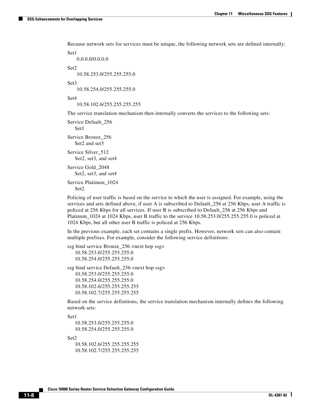 Cisco Systems OL-4387-02 manual 11-8 