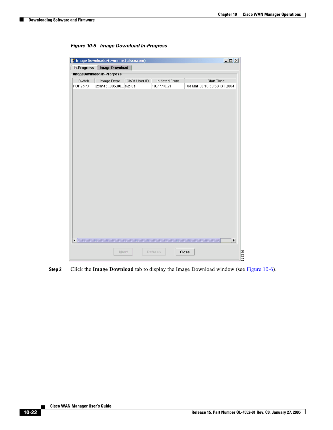 Cisco Systems OL-4552-01 manual 10-22, Image Download In-Progress 