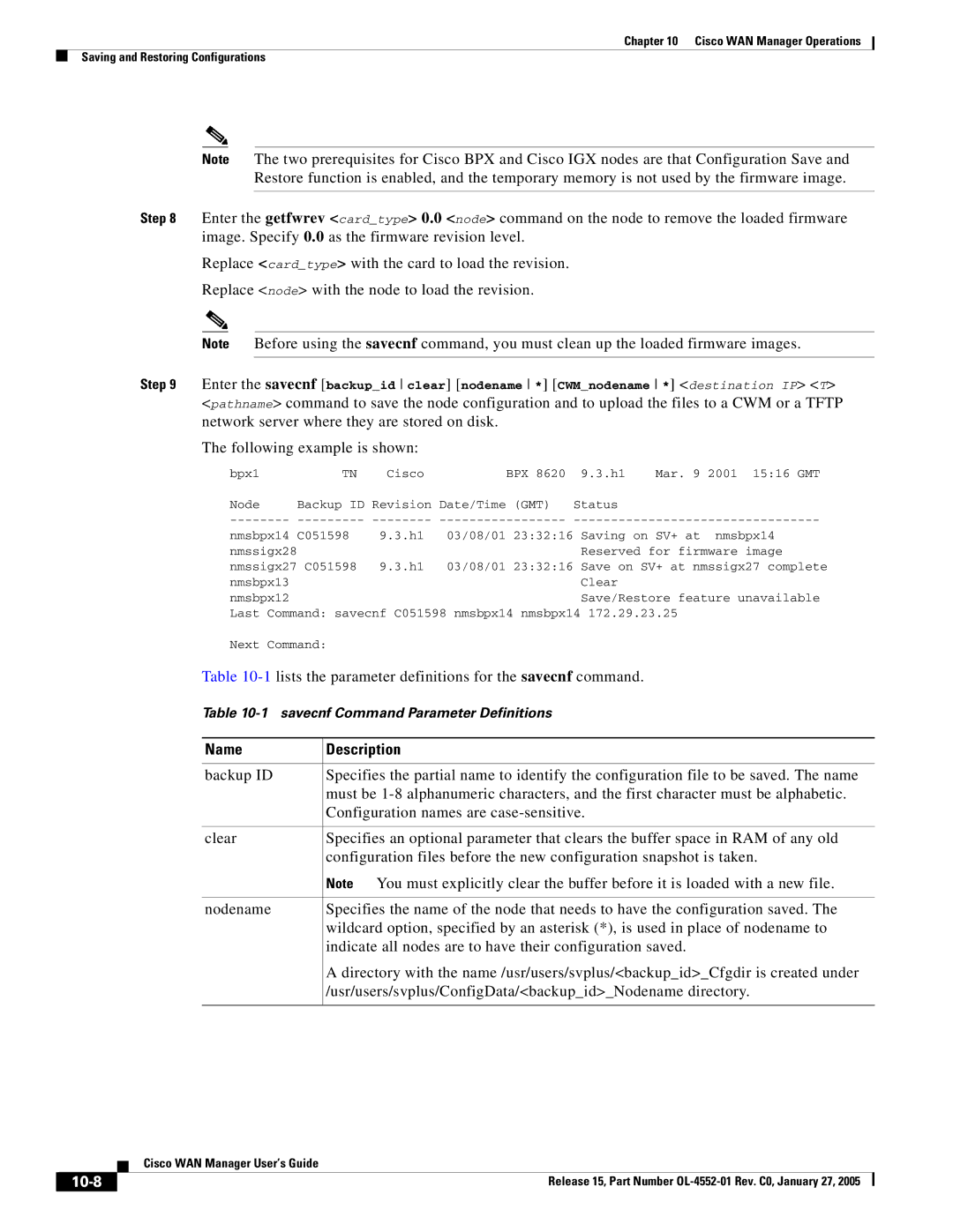 Cisco Systems OL-4552-01 manual Following example is shown, 10-8 