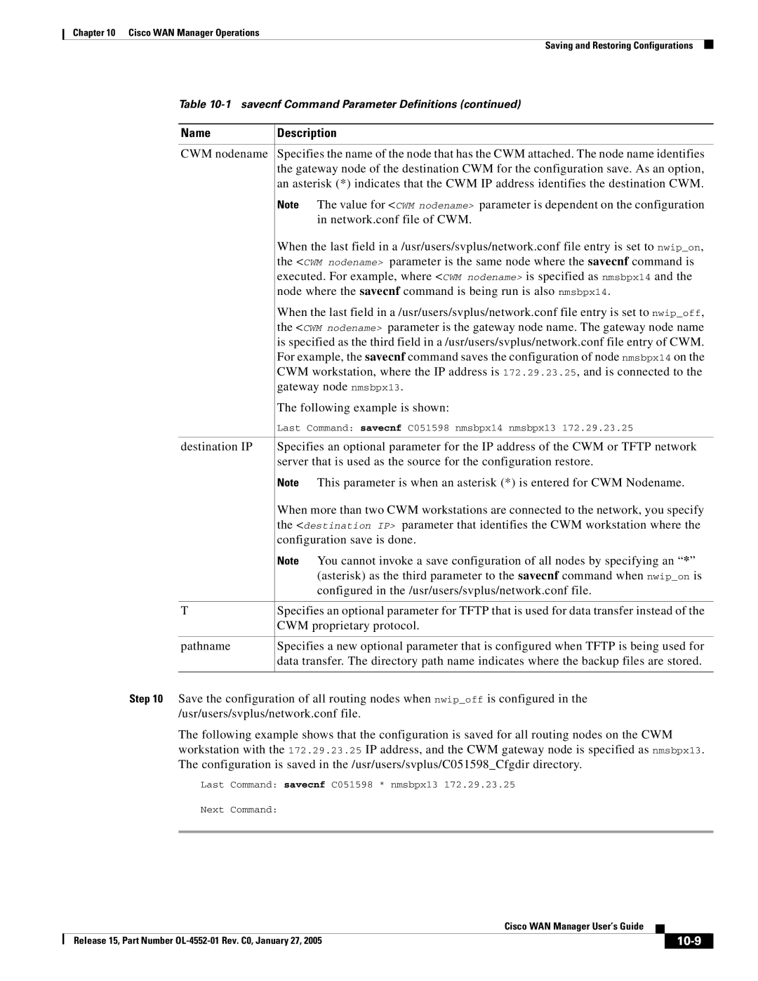 Cisco Systems OL-4552-01 manual 10-9 