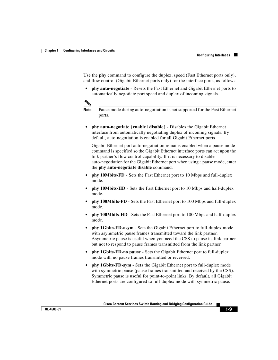 Cisco Systems OL-4580-01 manual Configuring Interfaces and Circuits 