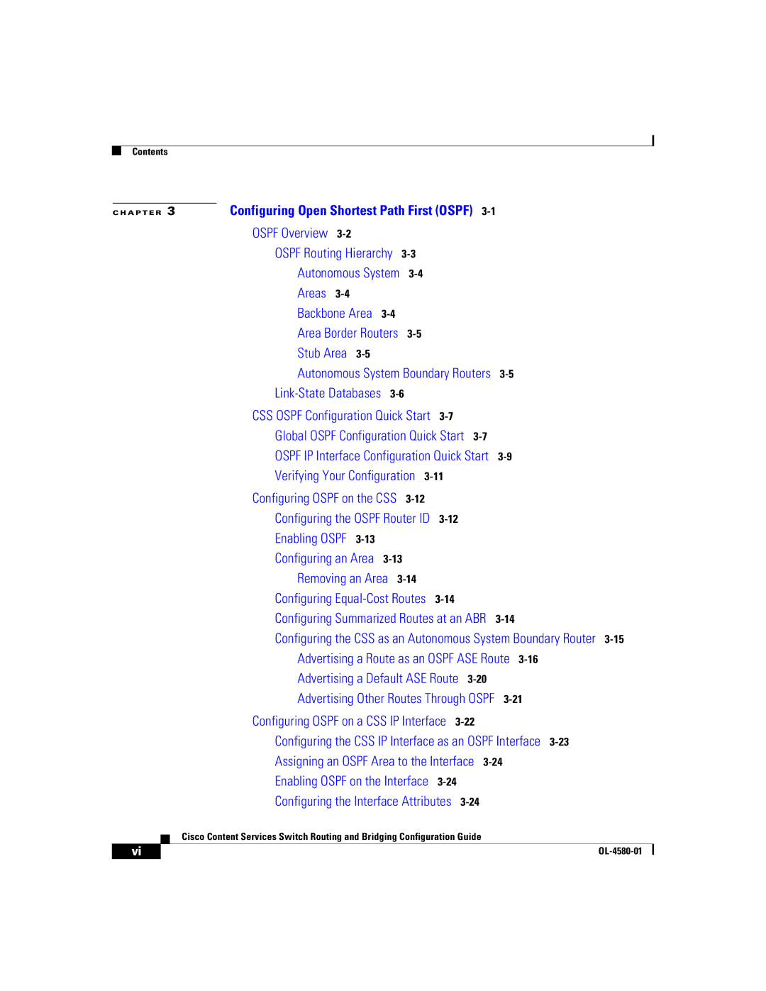 Cisco Systems OL-4580-01 manual Ospf Overview 