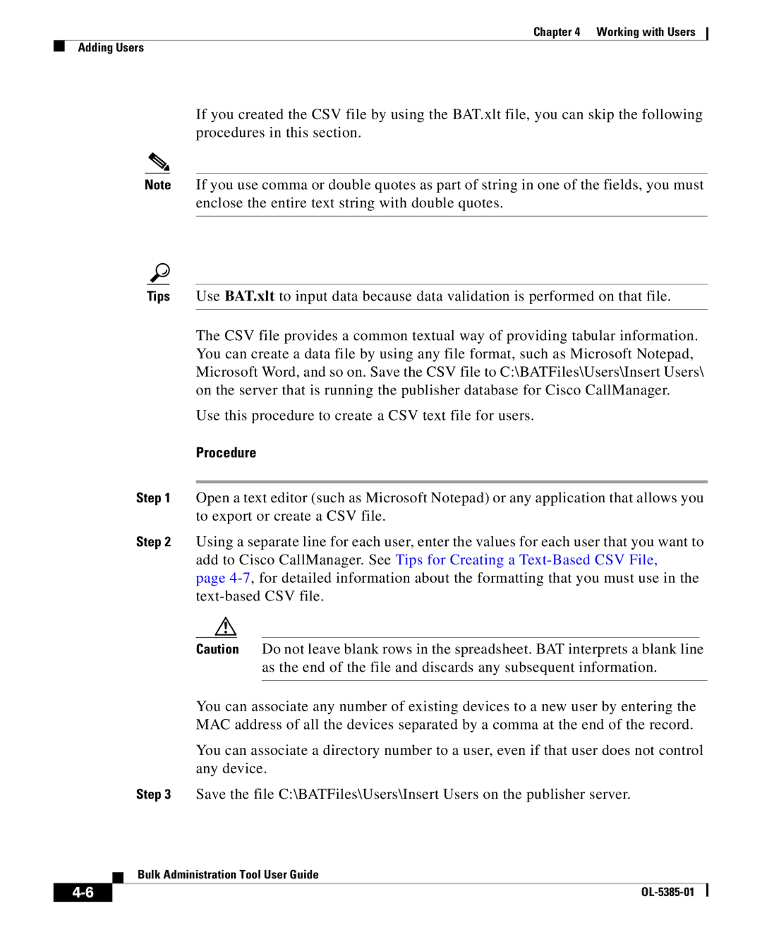 Cisco Systems OL-5385-01 manual Procedure 