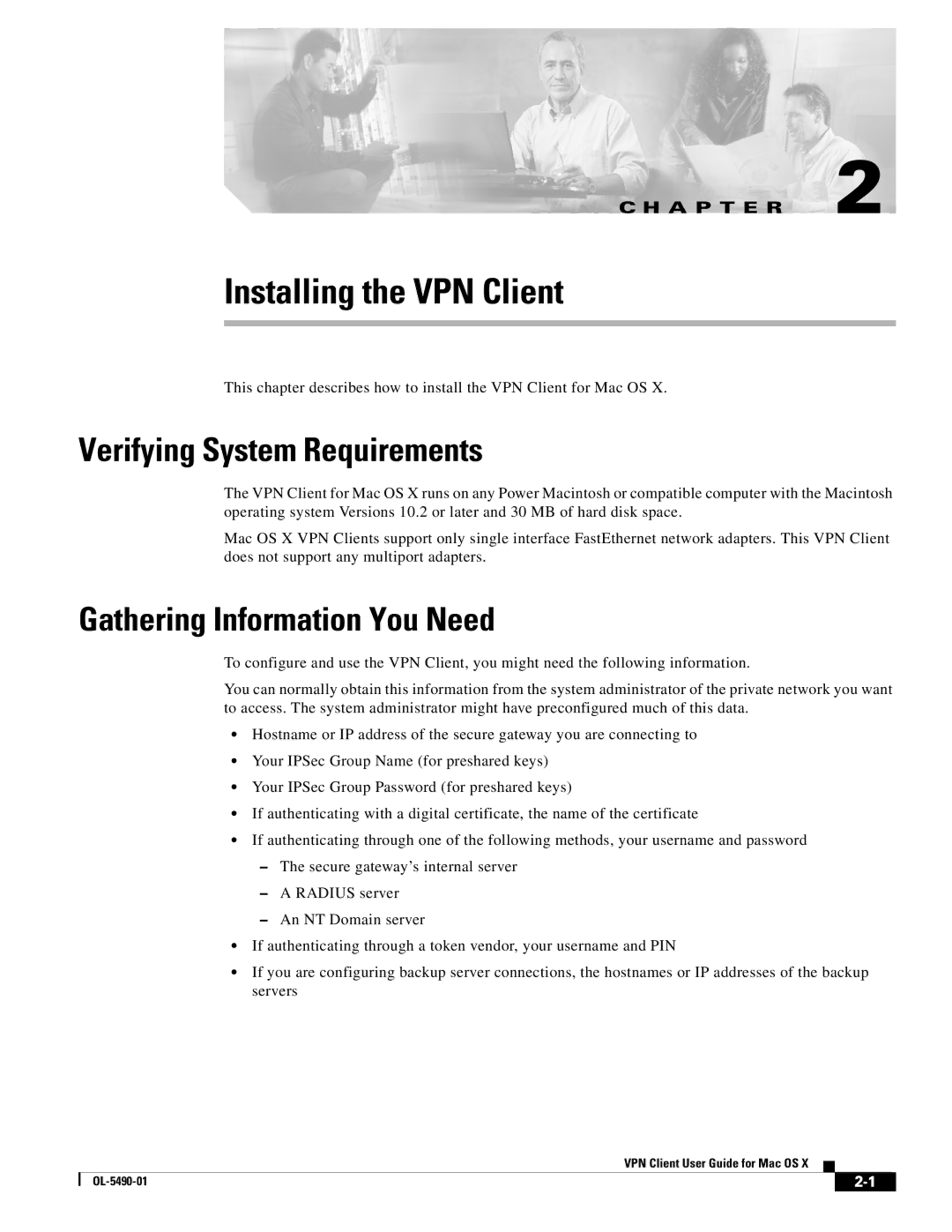 Cisco Systems OL-5490-01 manual Verifying System Requirements, Gathering Information You Need 