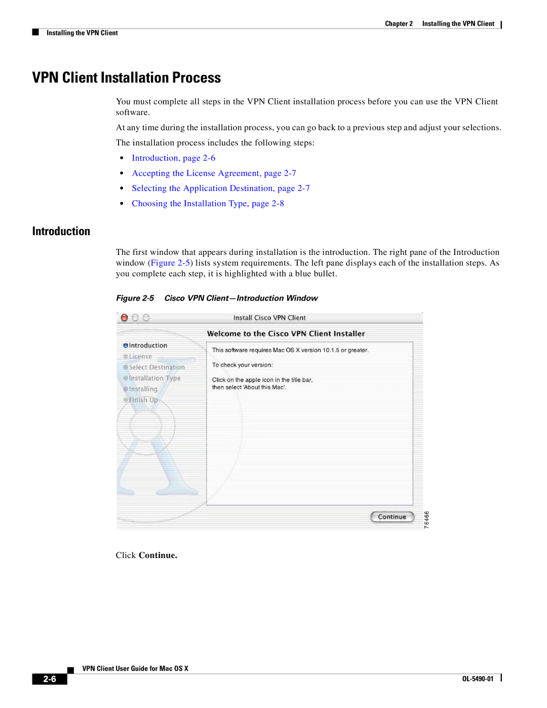 Cisco Systems OL-5490-01 manual VPN Client Installation Process, Introduction 