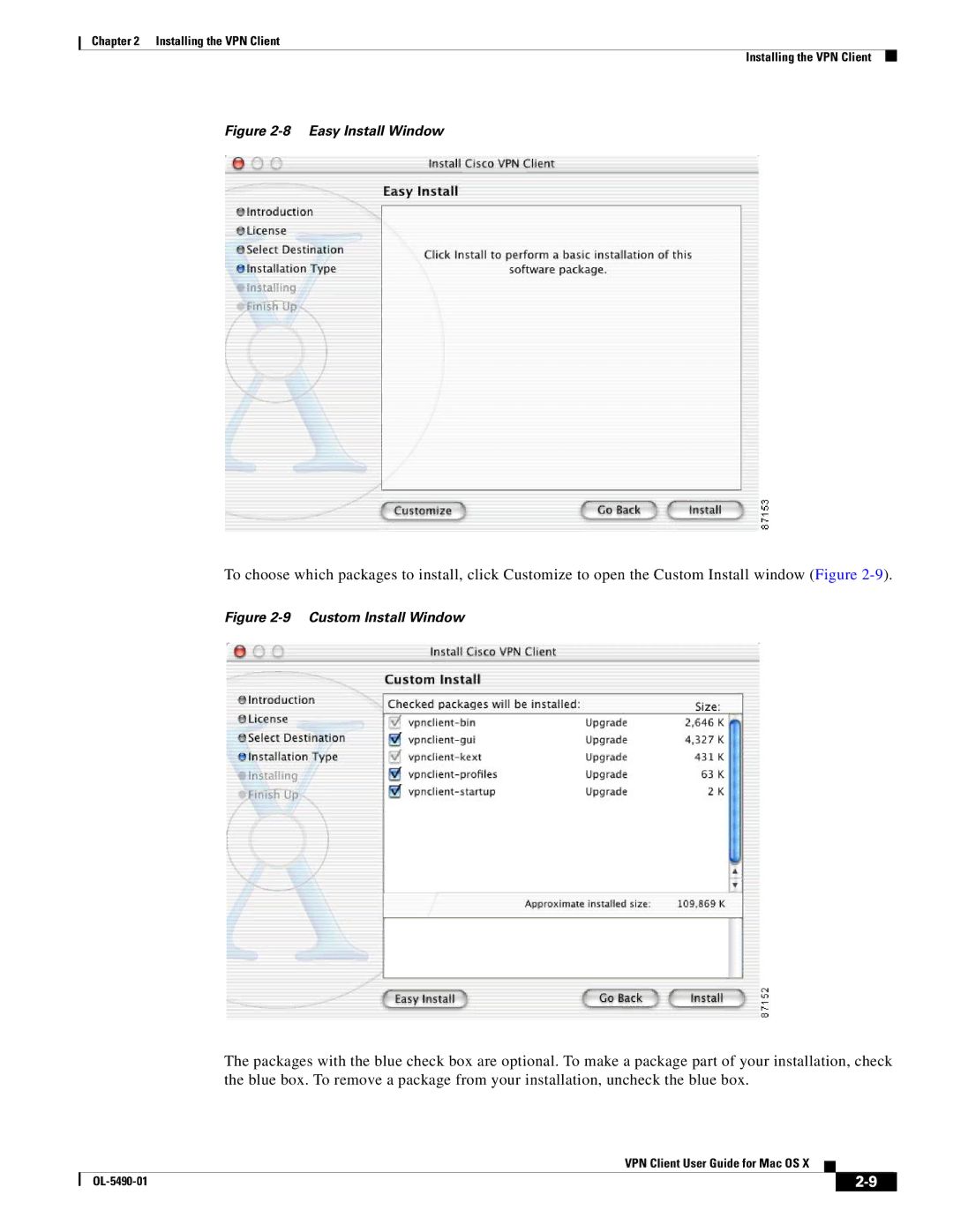 Cisco Systems OL-5490-01 manual Easy Install Window 