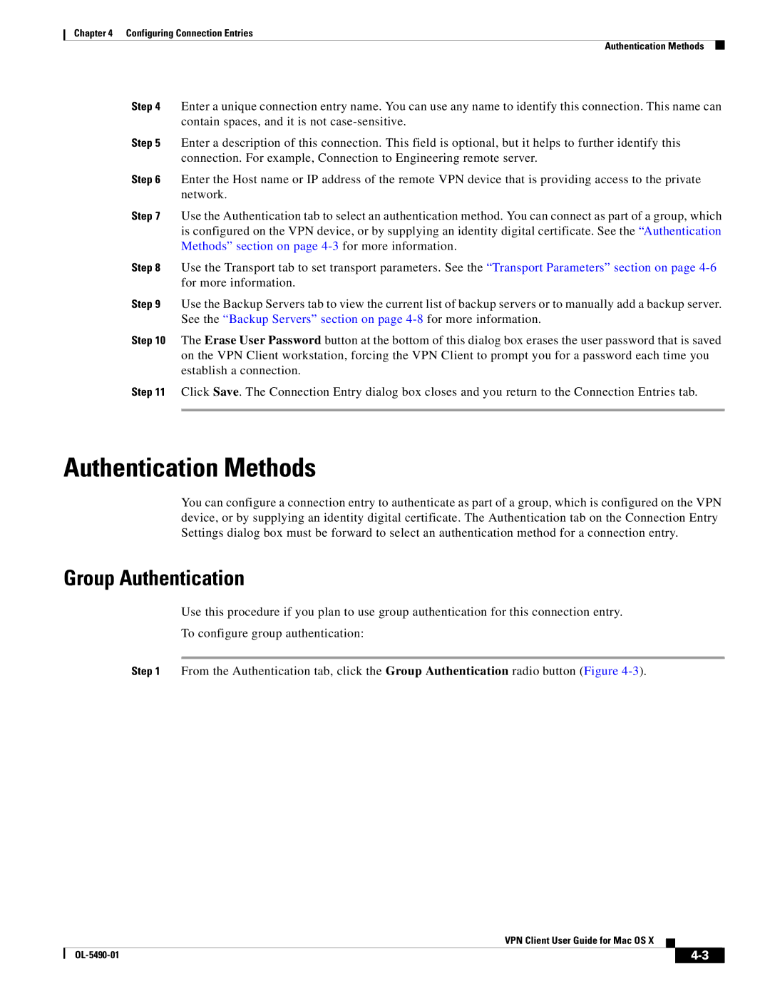 Cisco Systems OL-5490-01 manual Authentication Methods, Group Authentication 